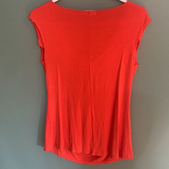 Orange Cowl Neck Tank - Picture 2 of 2